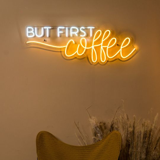 But First Coffee - Neon Attack