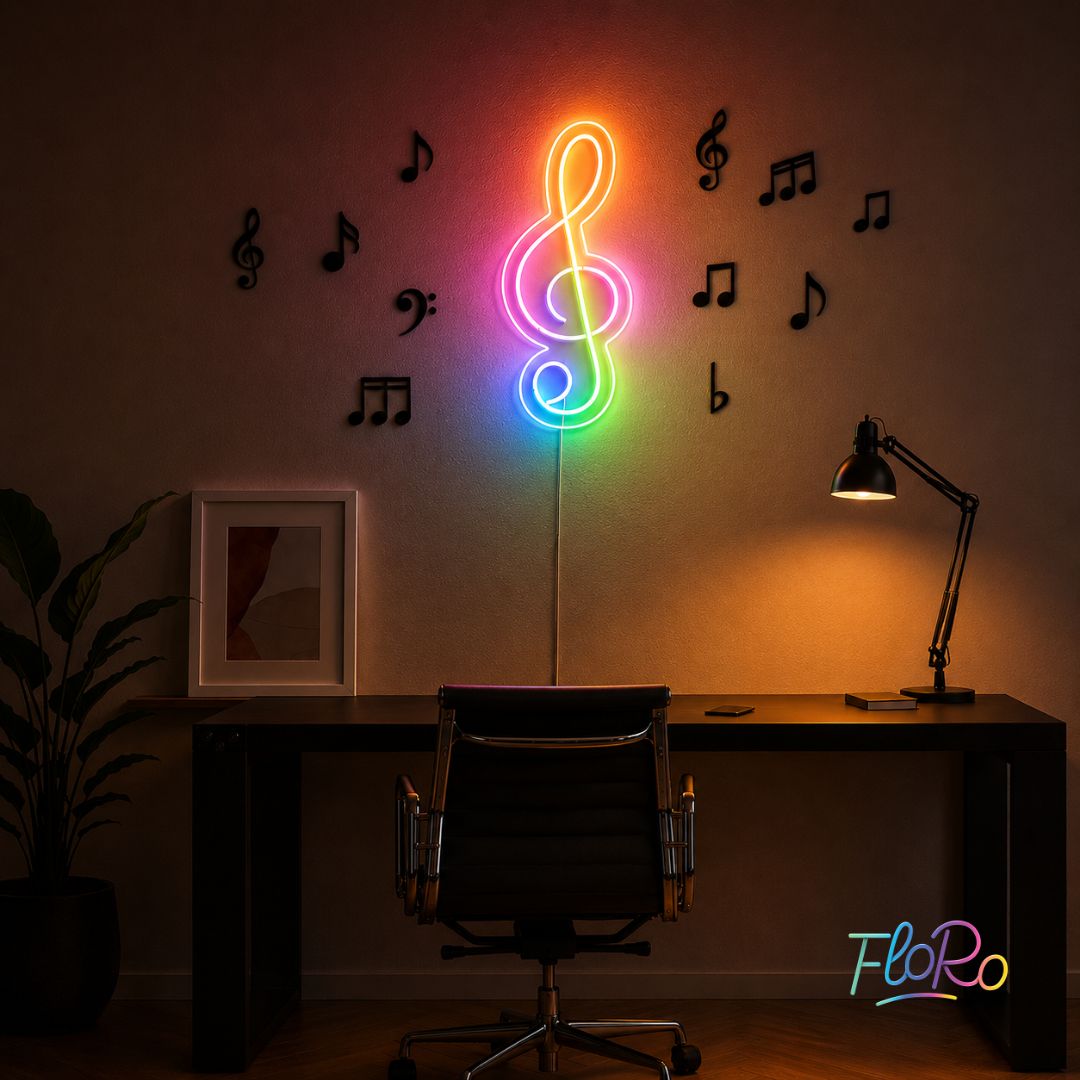 Music FloRo Sign