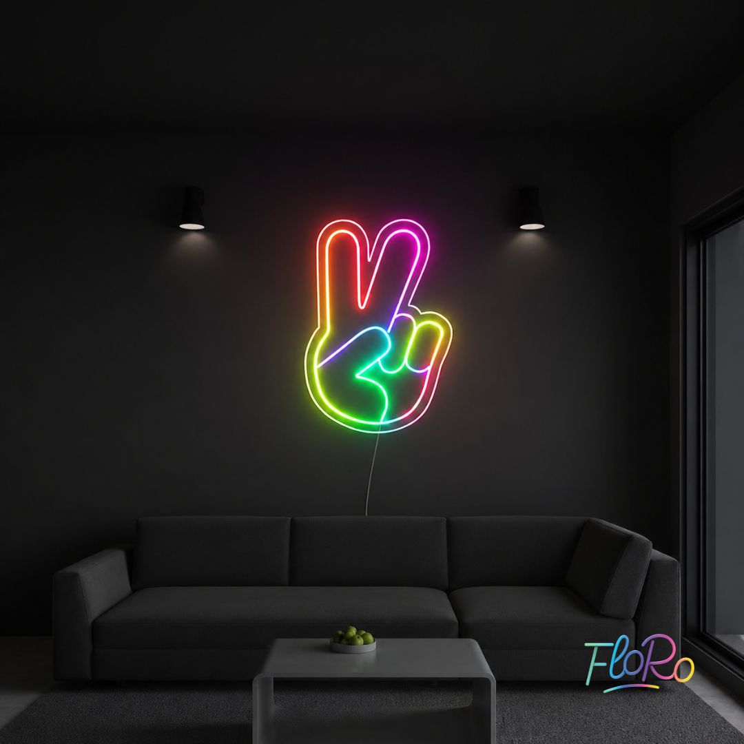 Peace FloRo Sign
