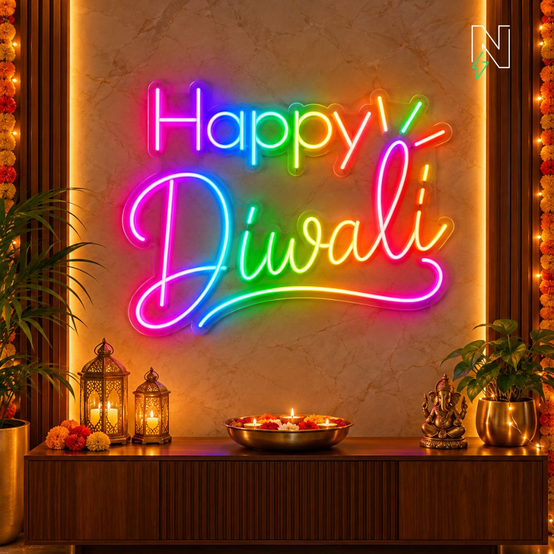 Happy Diwali FloRo Sign