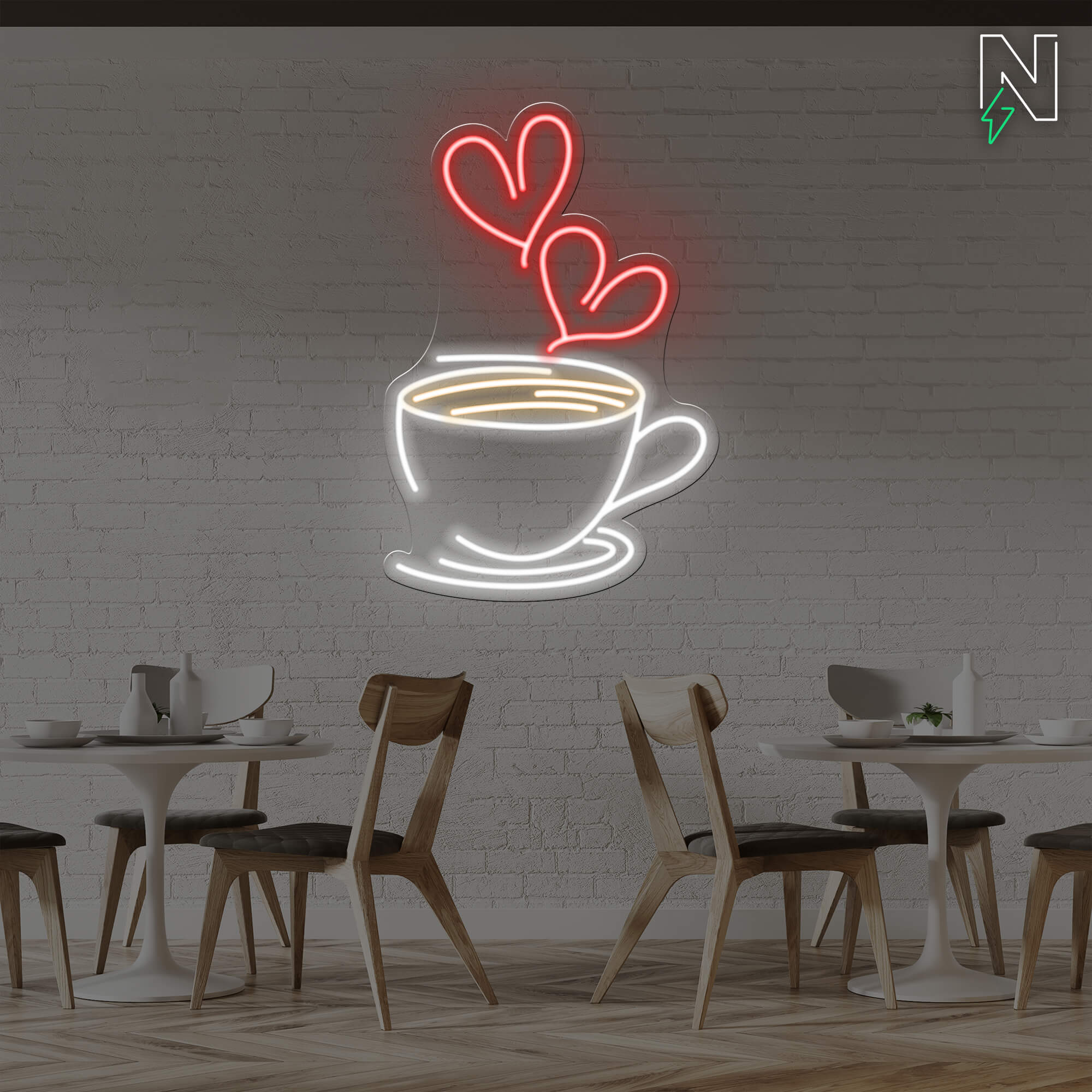 Coffee Love Neon Sign