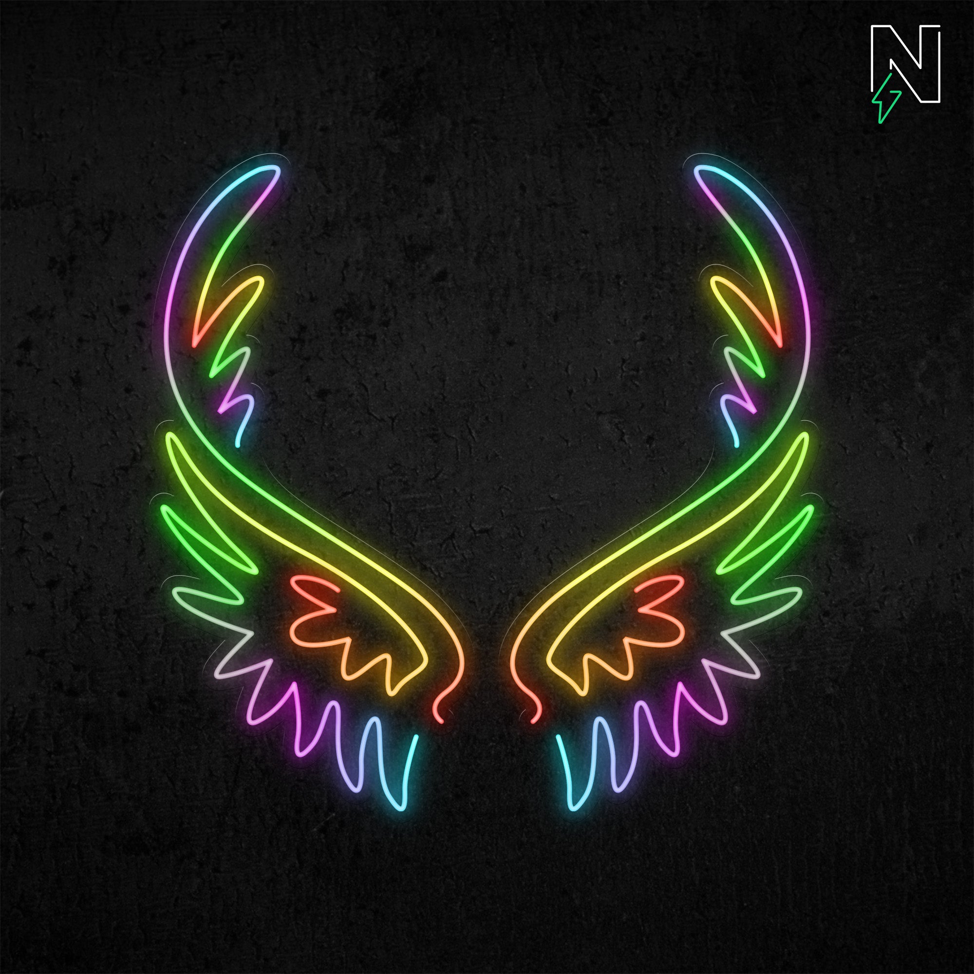 Divine Wings FloRo Sign