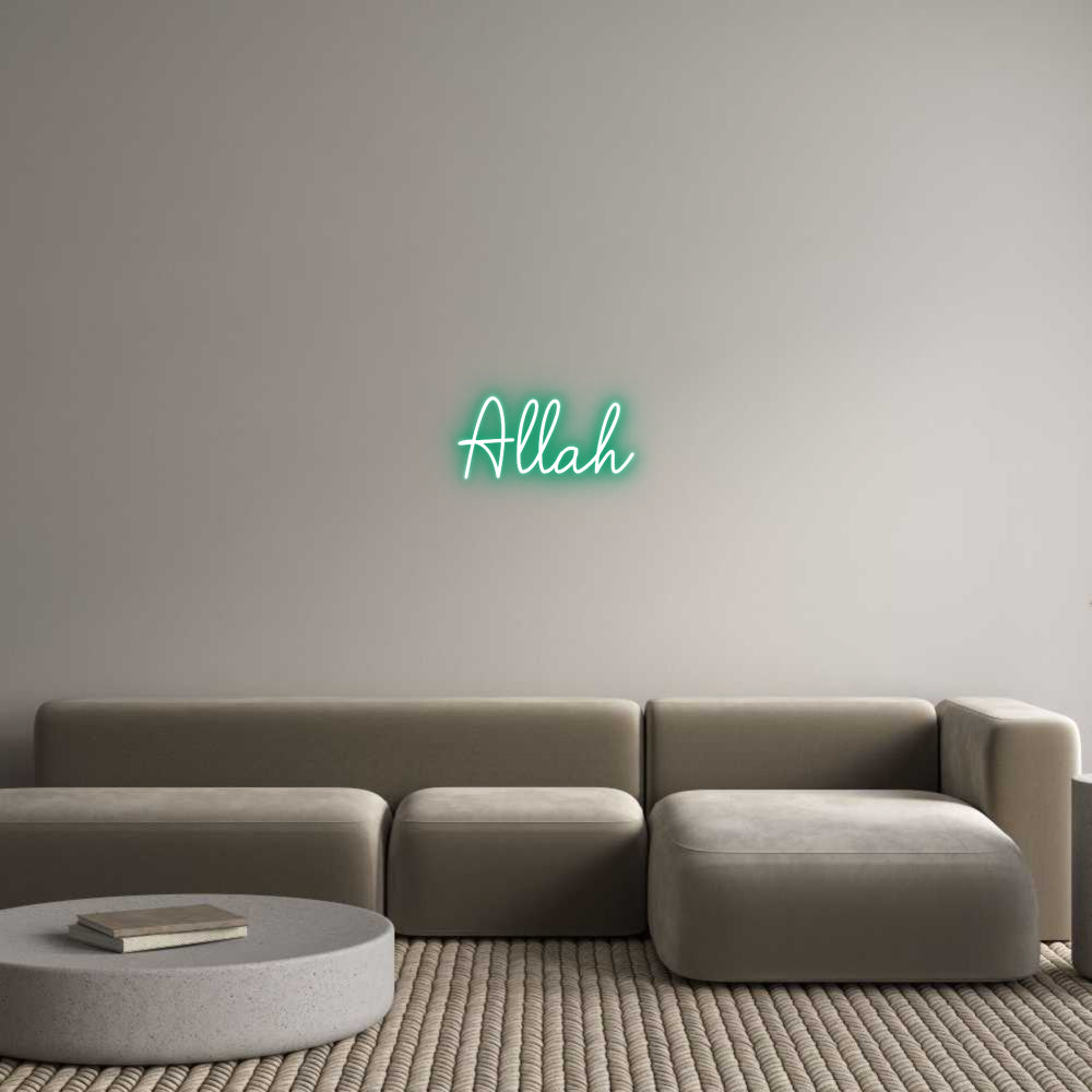 Custom Neon: Allah