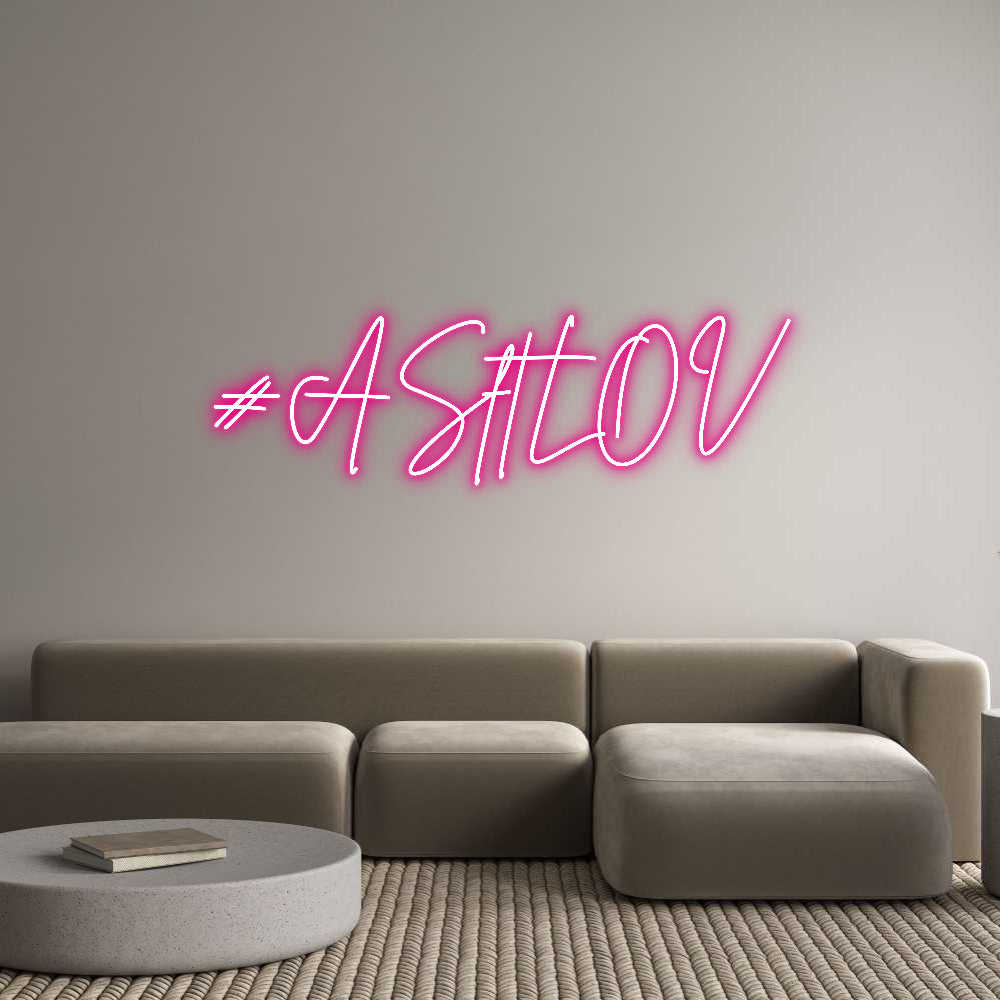 Custom Neon: #ASftLOV