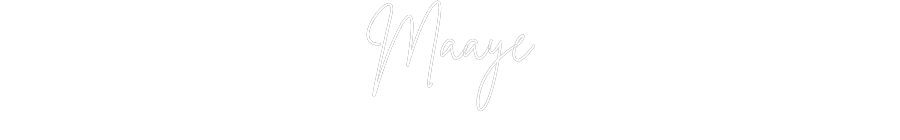 Custom Neon: Maaye