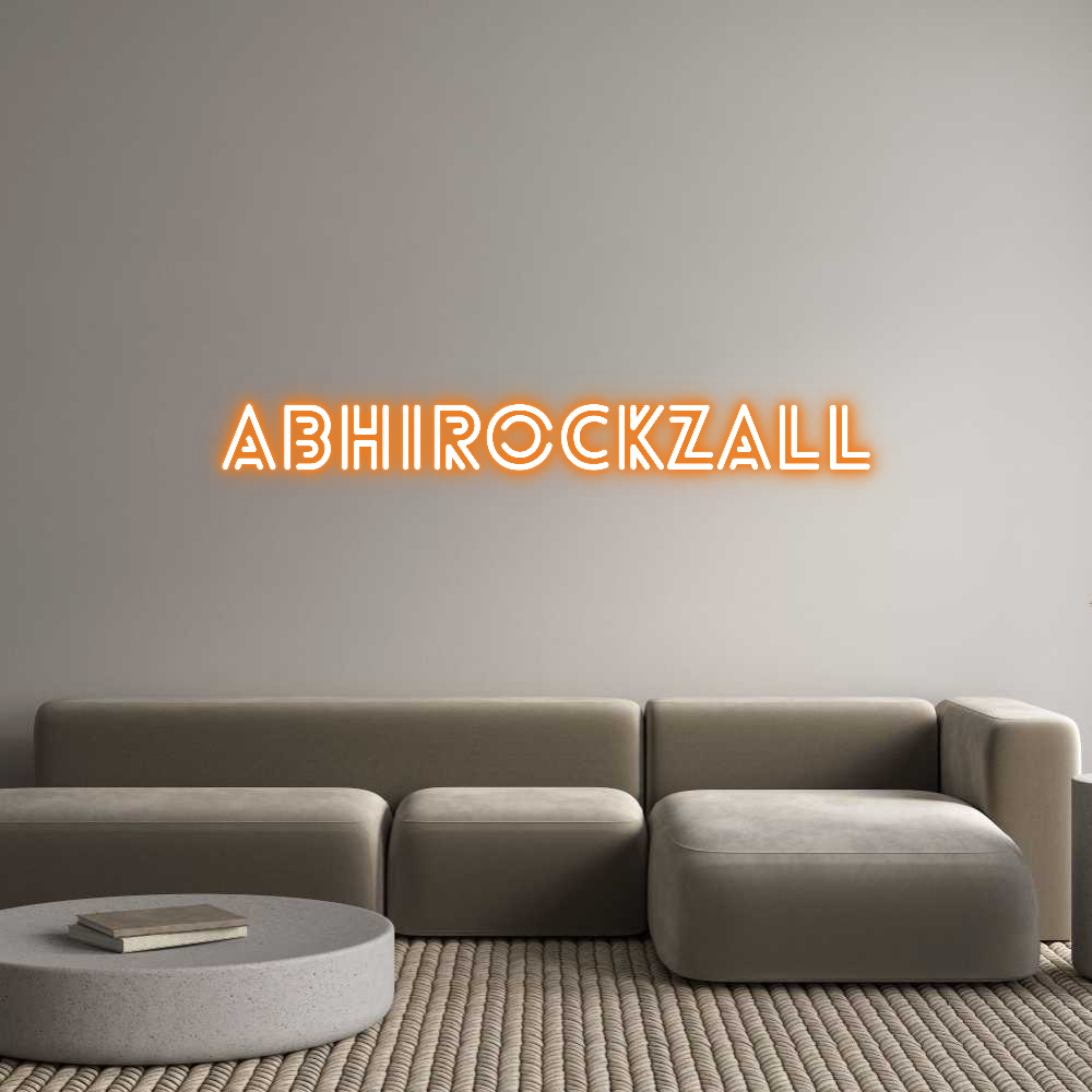 Custom Neon: Abhirockzall