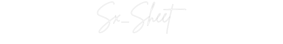 Custom Neon: Sx_Sheet