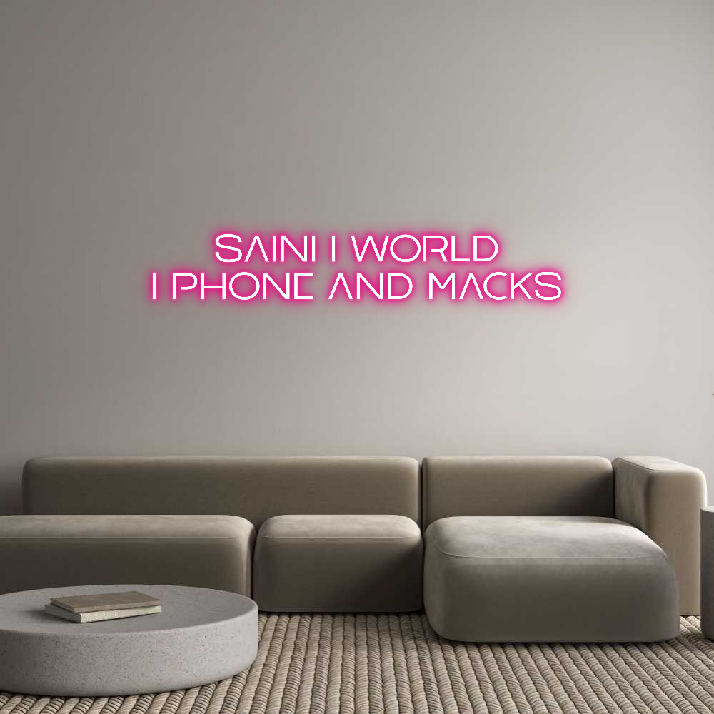 Custom Neon: Saini I world...