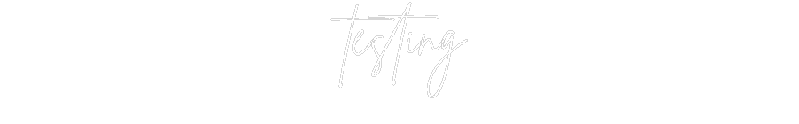 Custom Neon: testing
