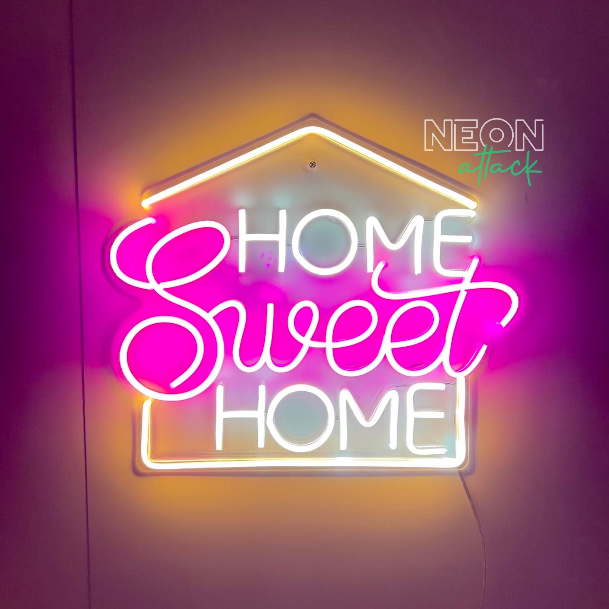 Saucer røgelse I virkeligheden Buy Home Sweet Home Neon Sign Light Online @Best Price | Neon Attack