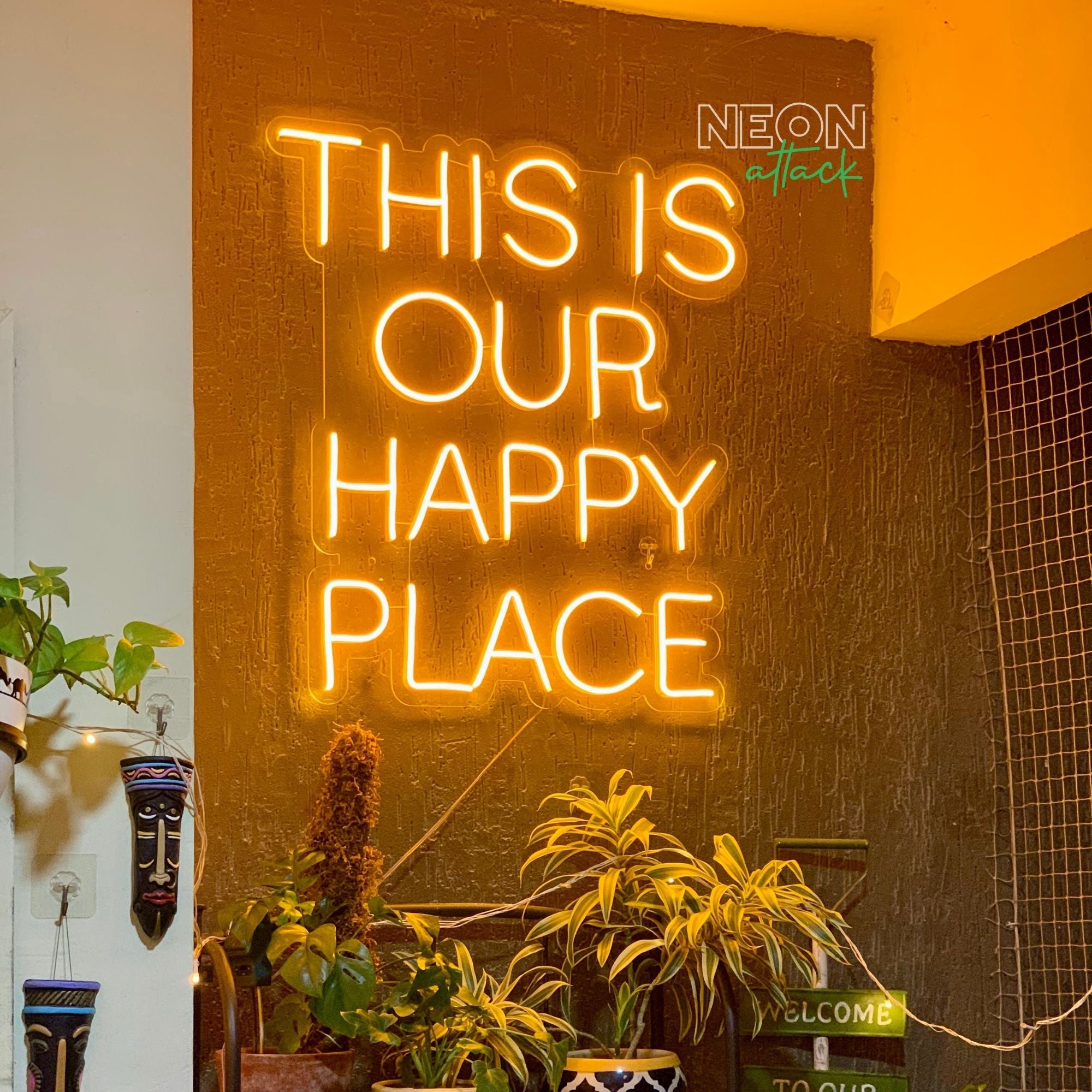 This is our happy Place - Neon Attack