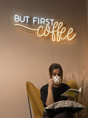 But First Coffee - Neon Attack