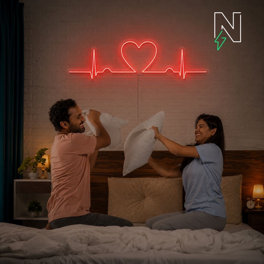 Heartbeat Neon Sign