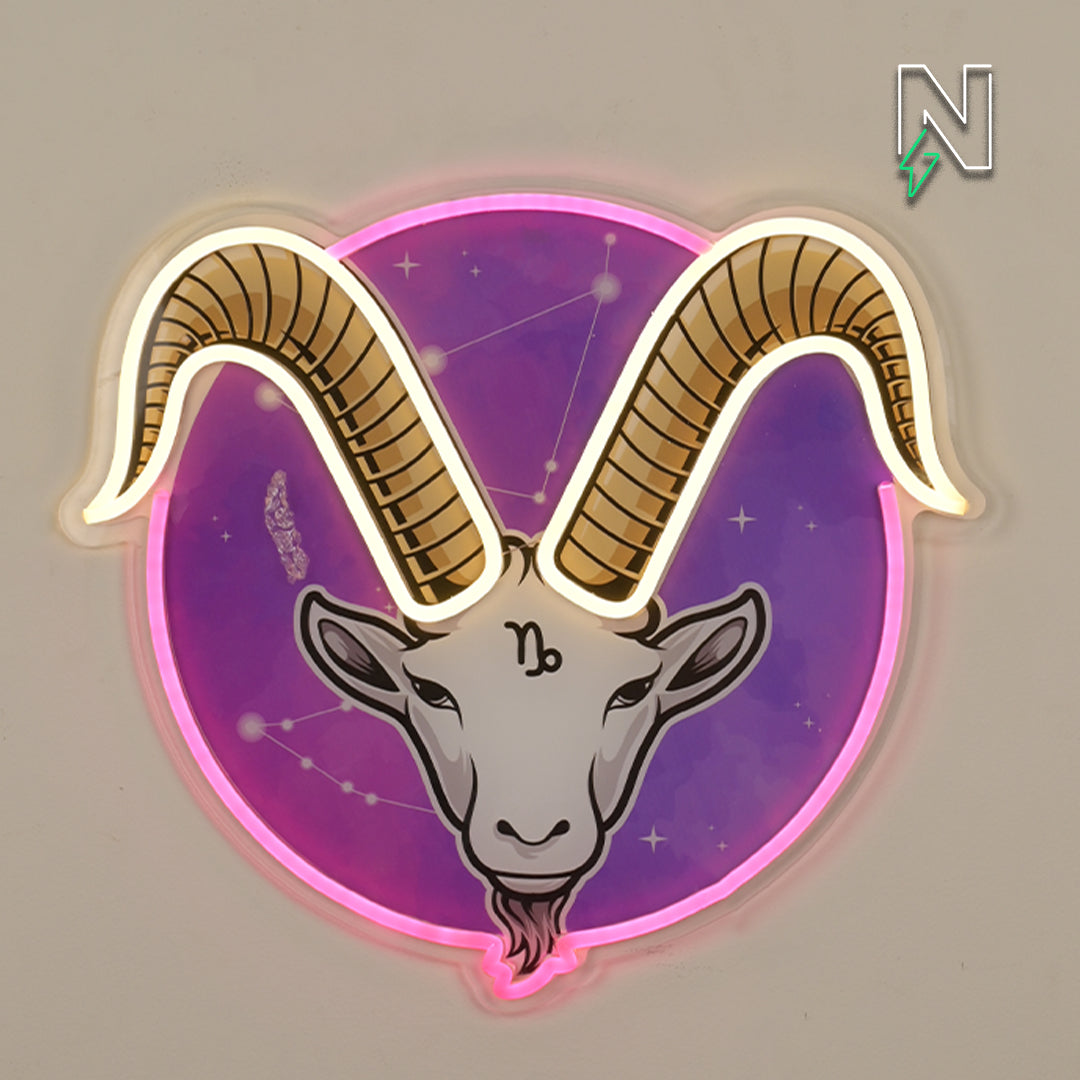 Capricon Neon Sign