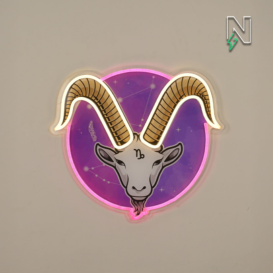 Capricon Neon Sign