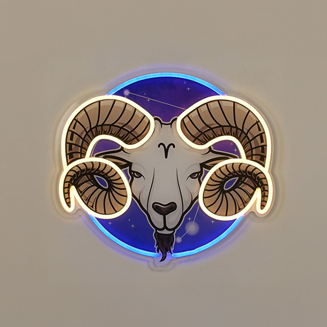 Aries Neon Sign