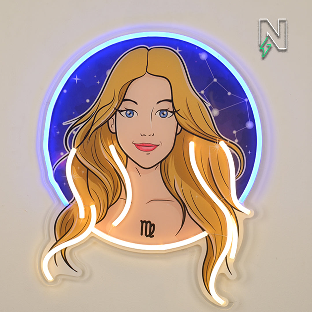 Virgo Neon Sign