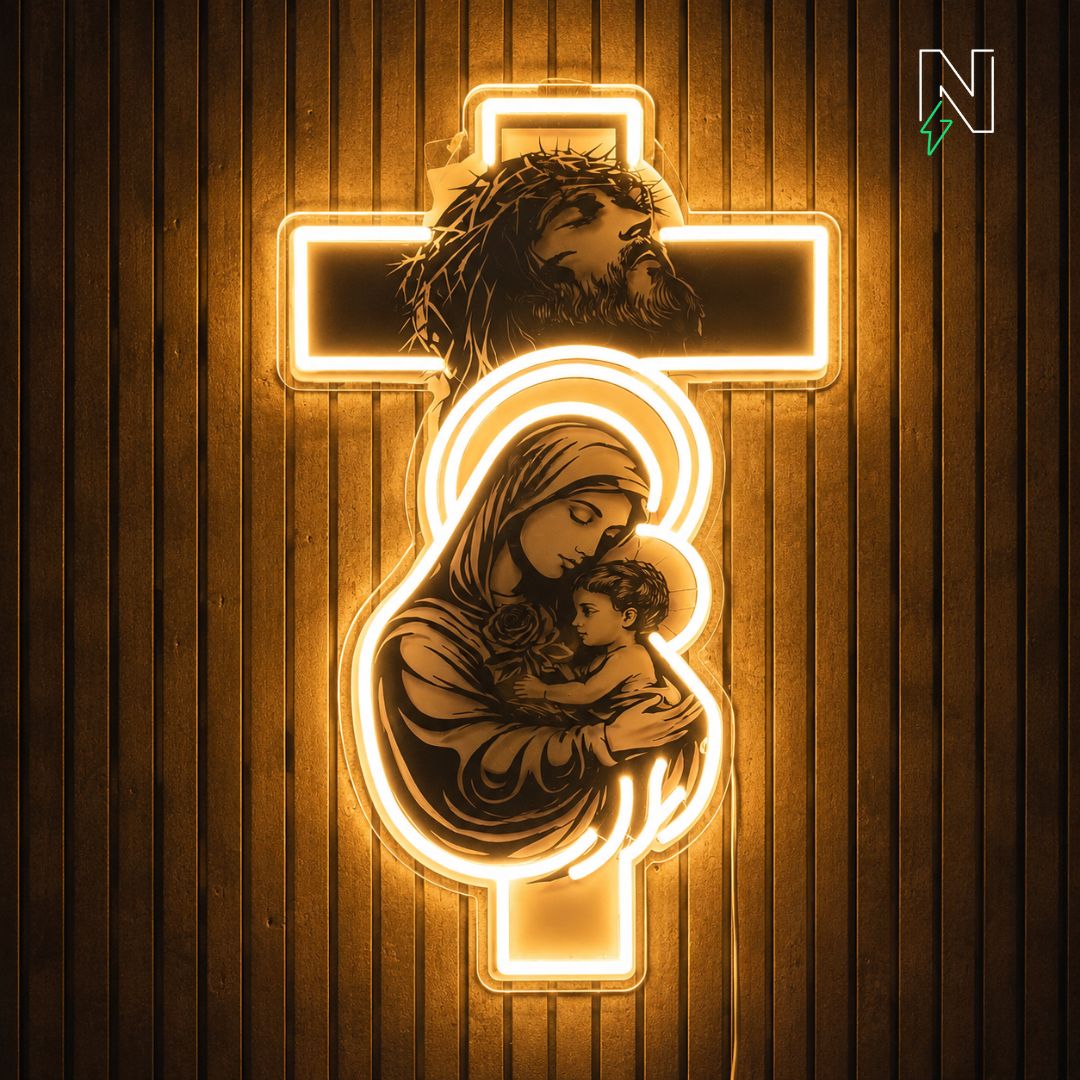 Jesus Christ Neon Sign