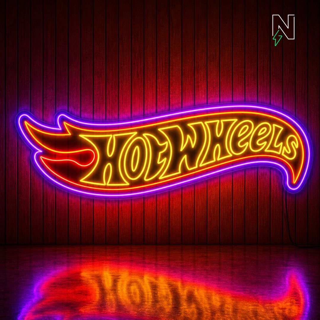 Hot Wheels Neon Sign