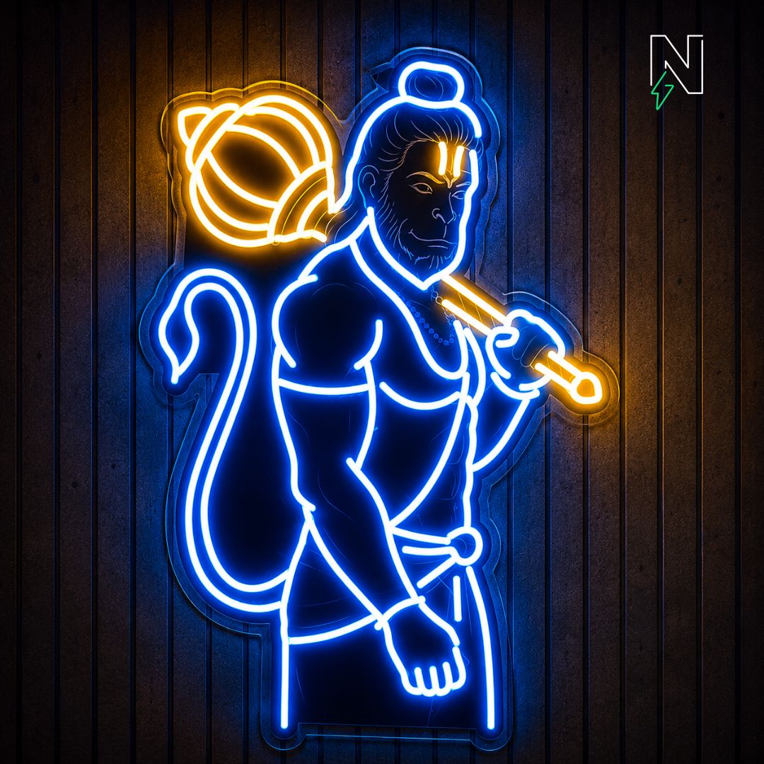 Hanuman Ji Neon Sign