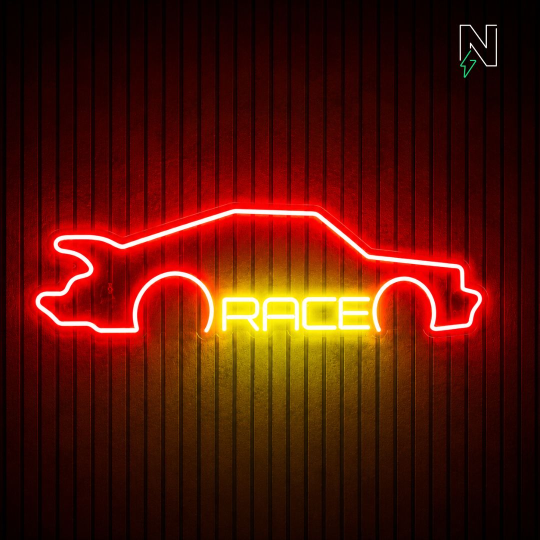 Race Neon Sign