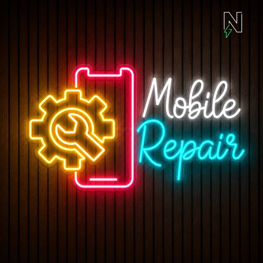 Mobile Repair Neon Sign