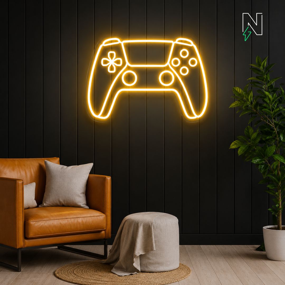 Joystick Neon Sign