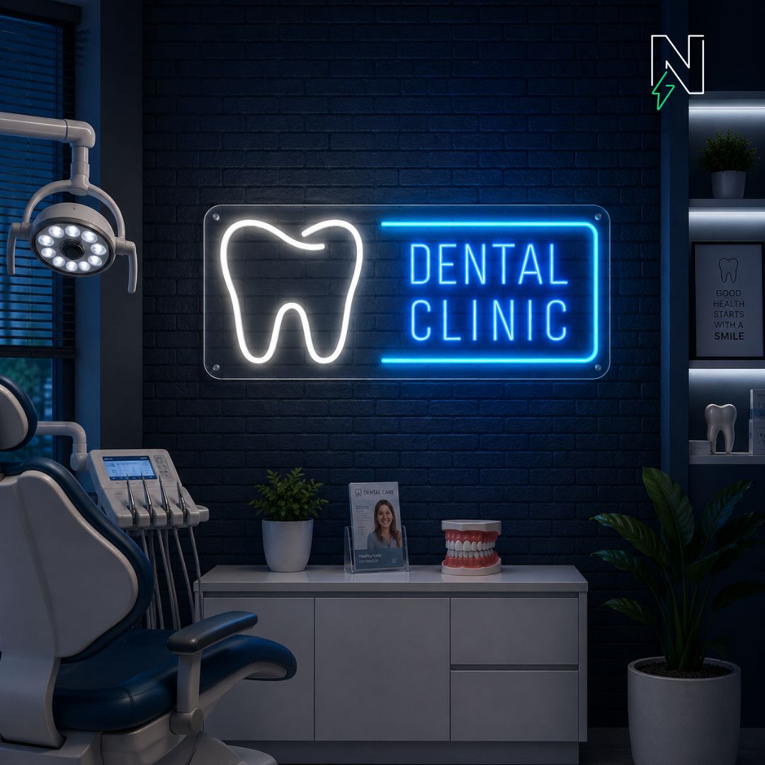 Dental Clinic Neon Sign