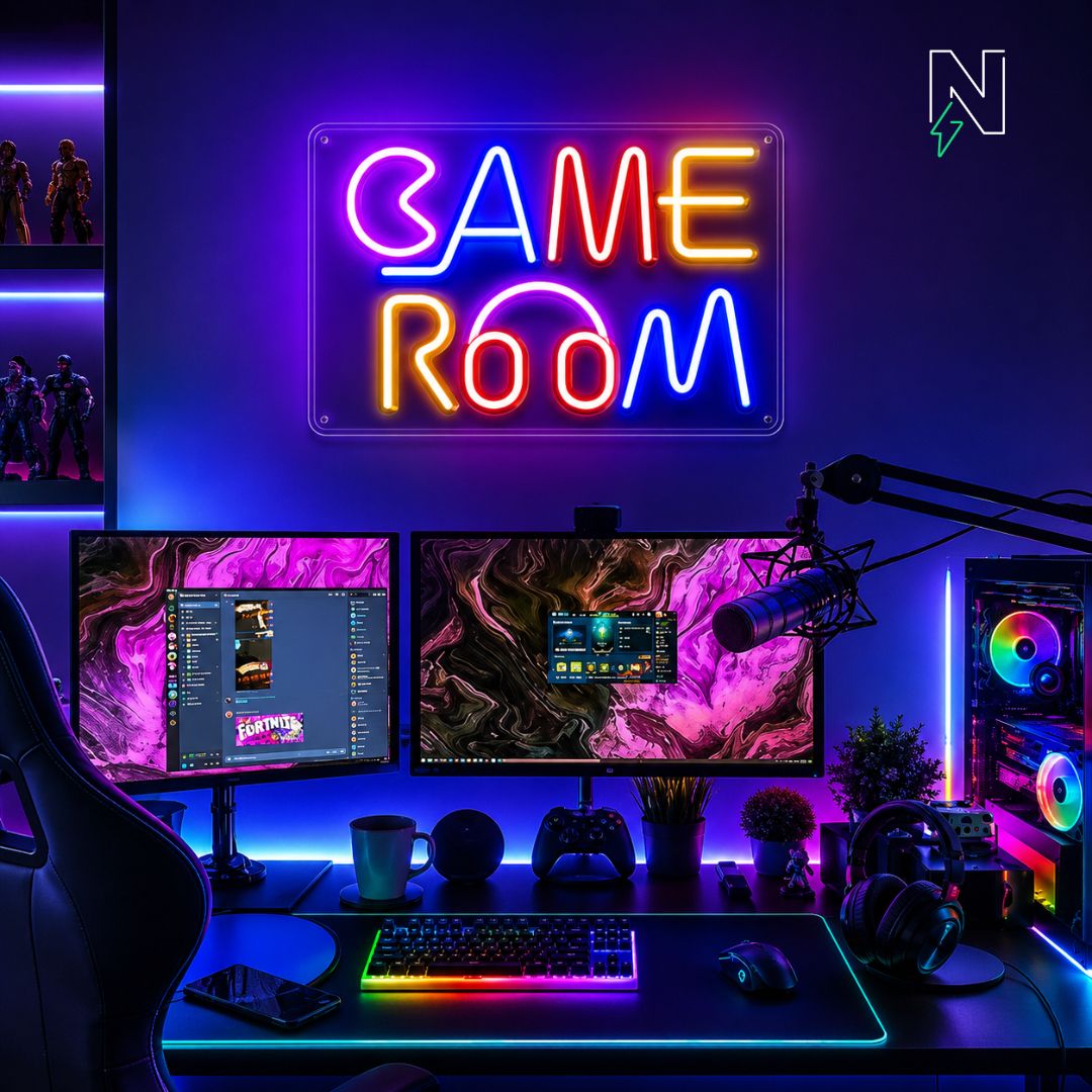 Game Room Neon Sign