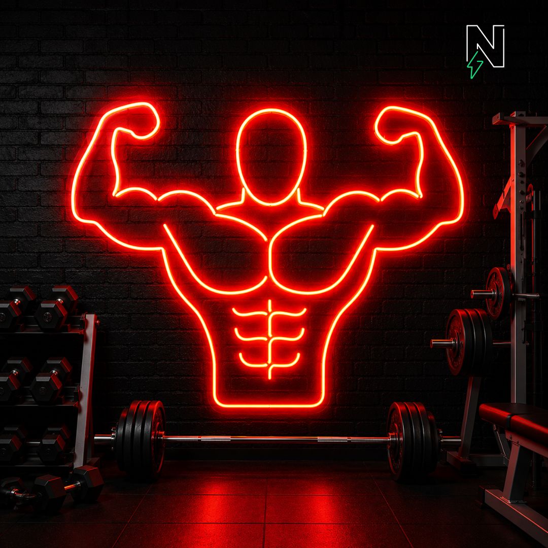 Gym Body Flex Neon Sign