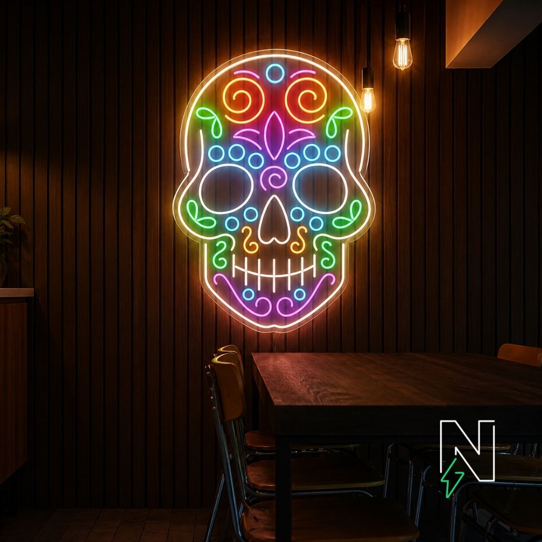 Skull Neon Sign