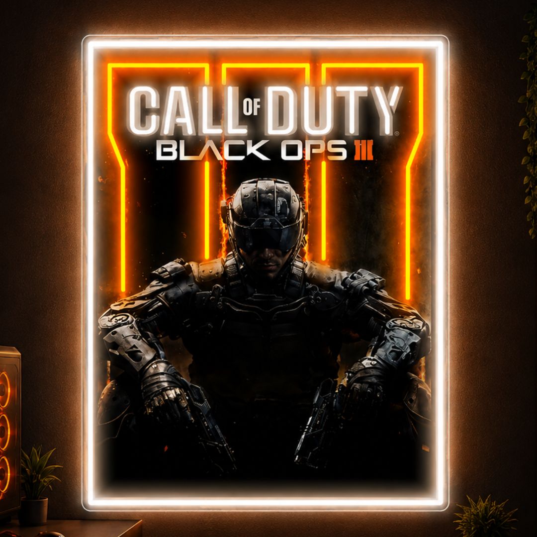 Call of Duty  UV+Neon Sign