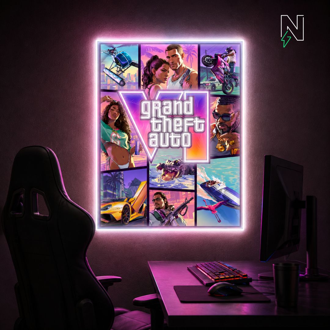 GTA UV+Neon Sign