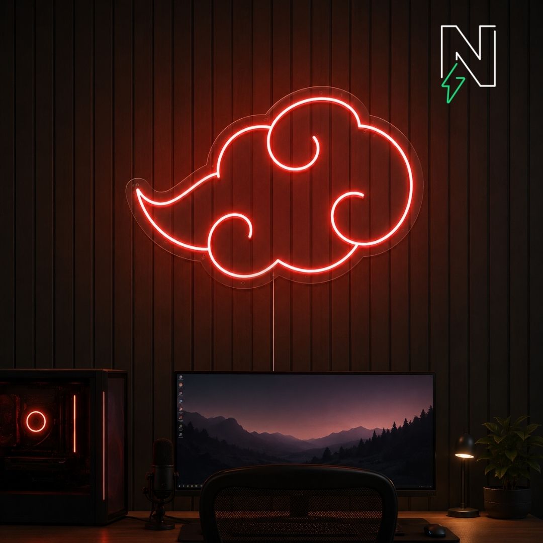 Akutski Anime Cloud Neon Sign