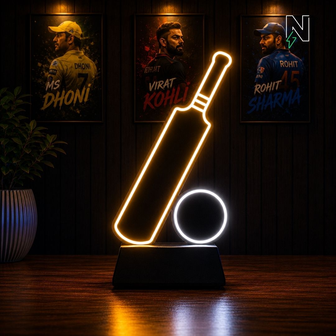 Bat & Ball Top Neon Sign
