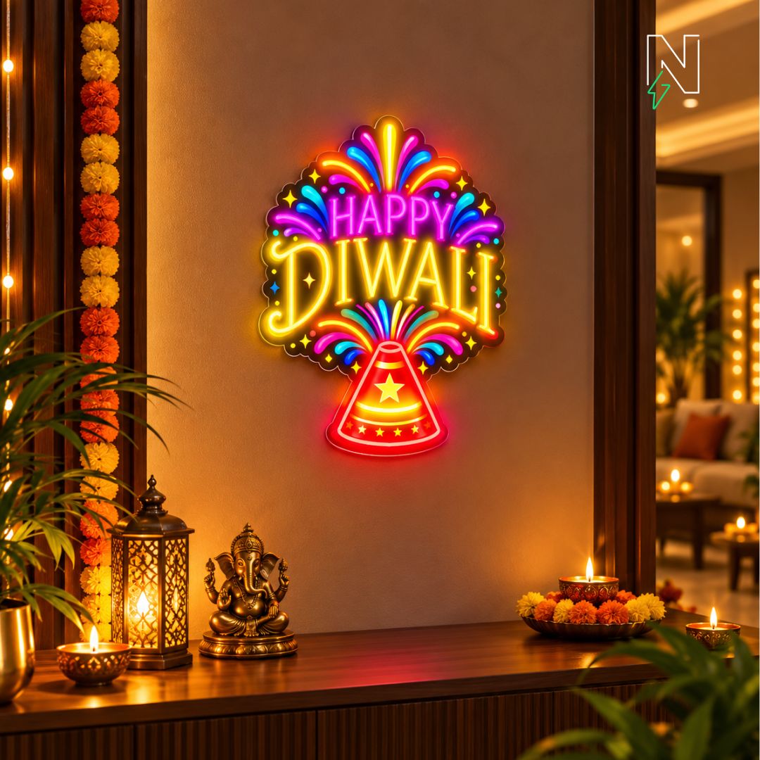 Happy Diwali With Anar UV+Neon