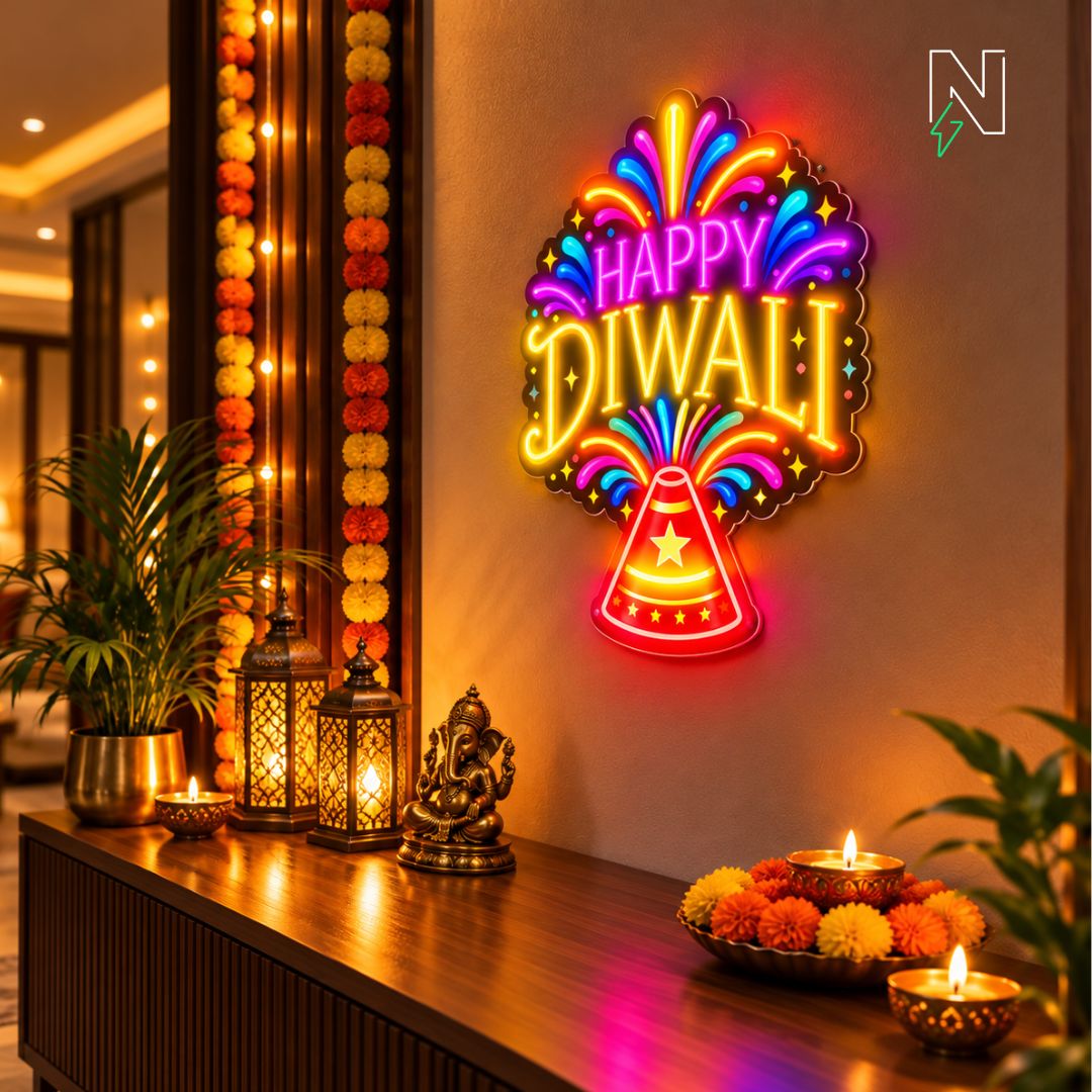 Happy Diwali With Anar UV+Neon