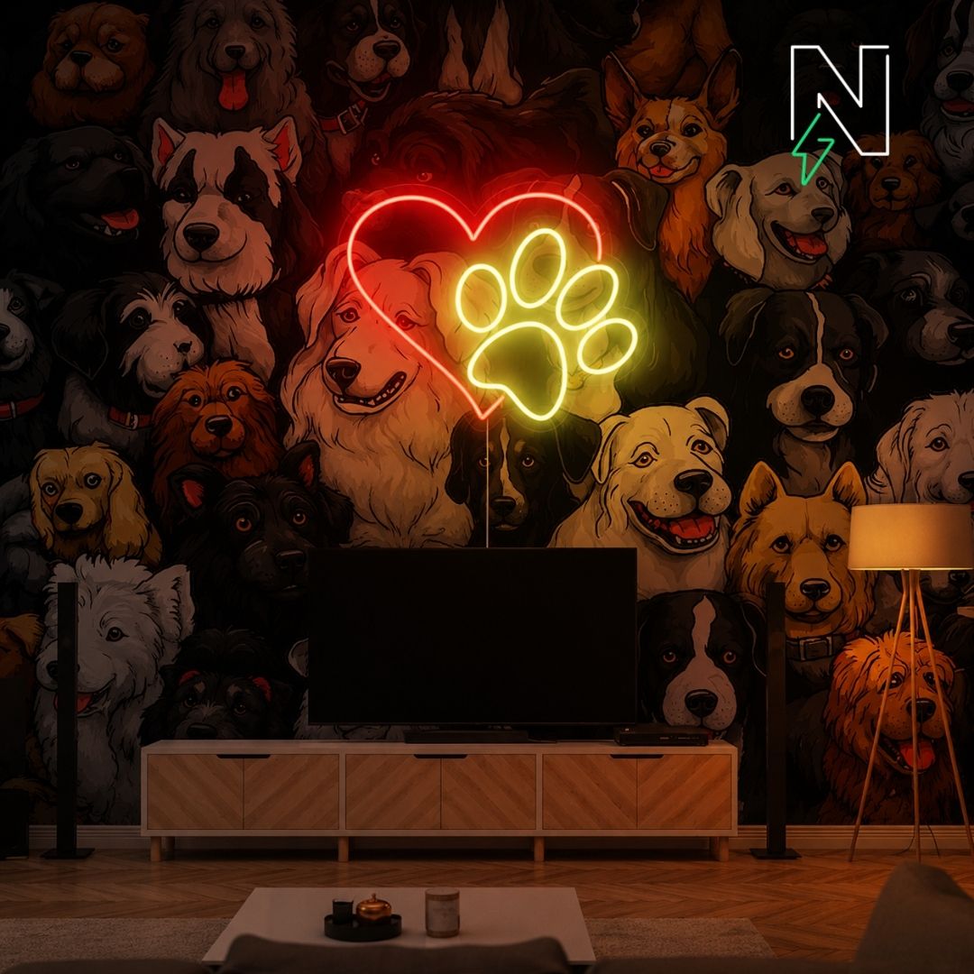 Paw Neon Sign