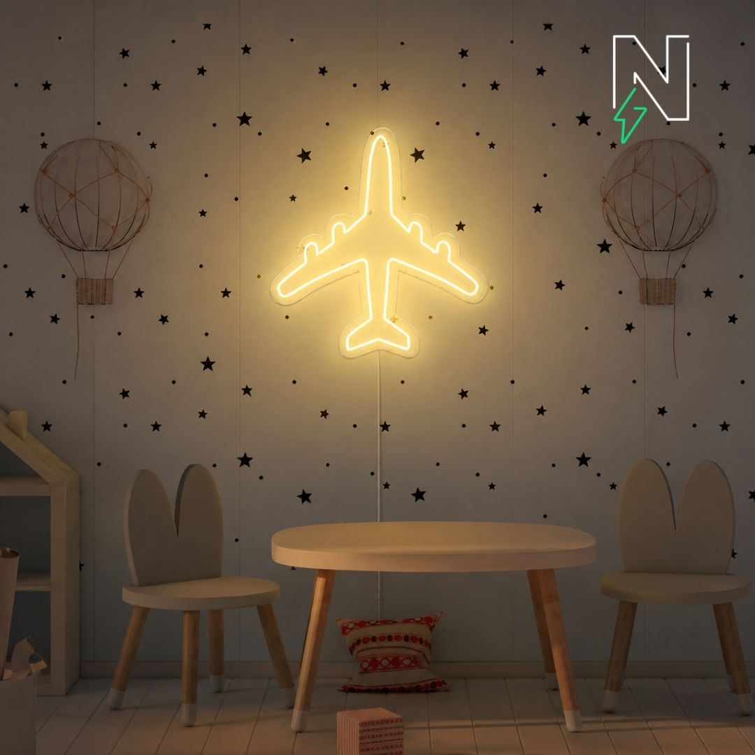 Airplane Neon Sign