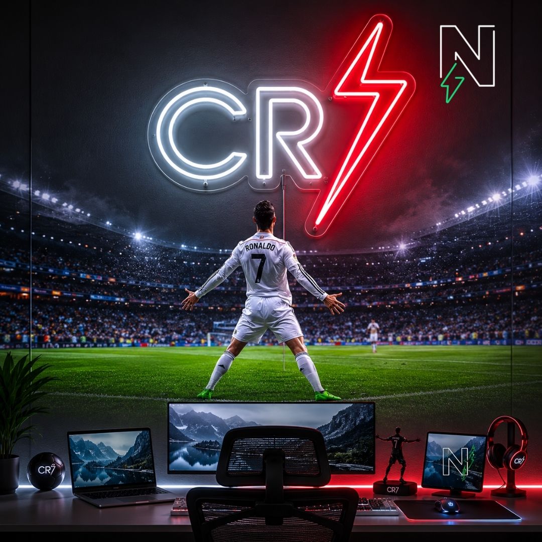 Cr7 Neon Sign