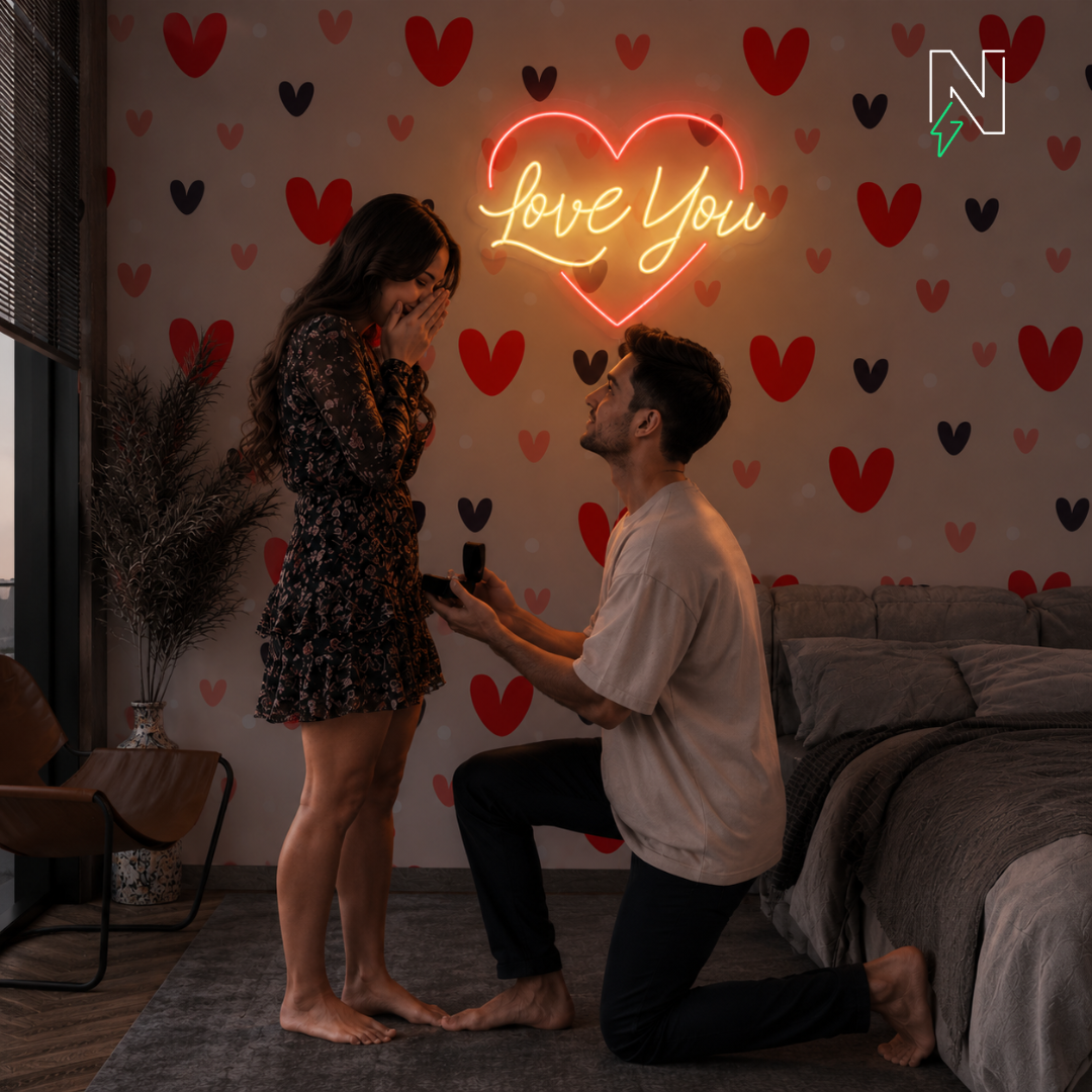 Love You Neon Sign