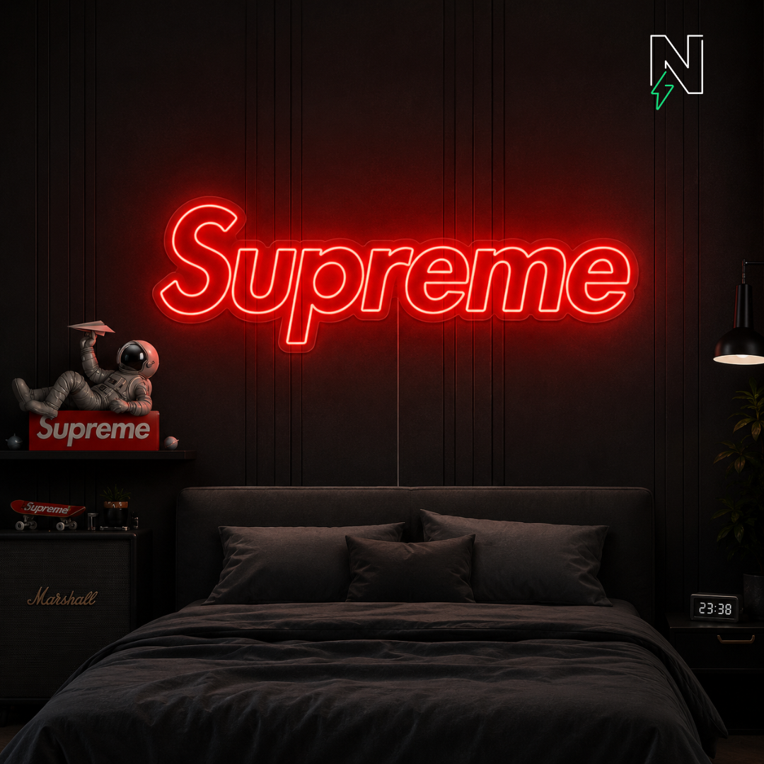 Supreme Neon Sign