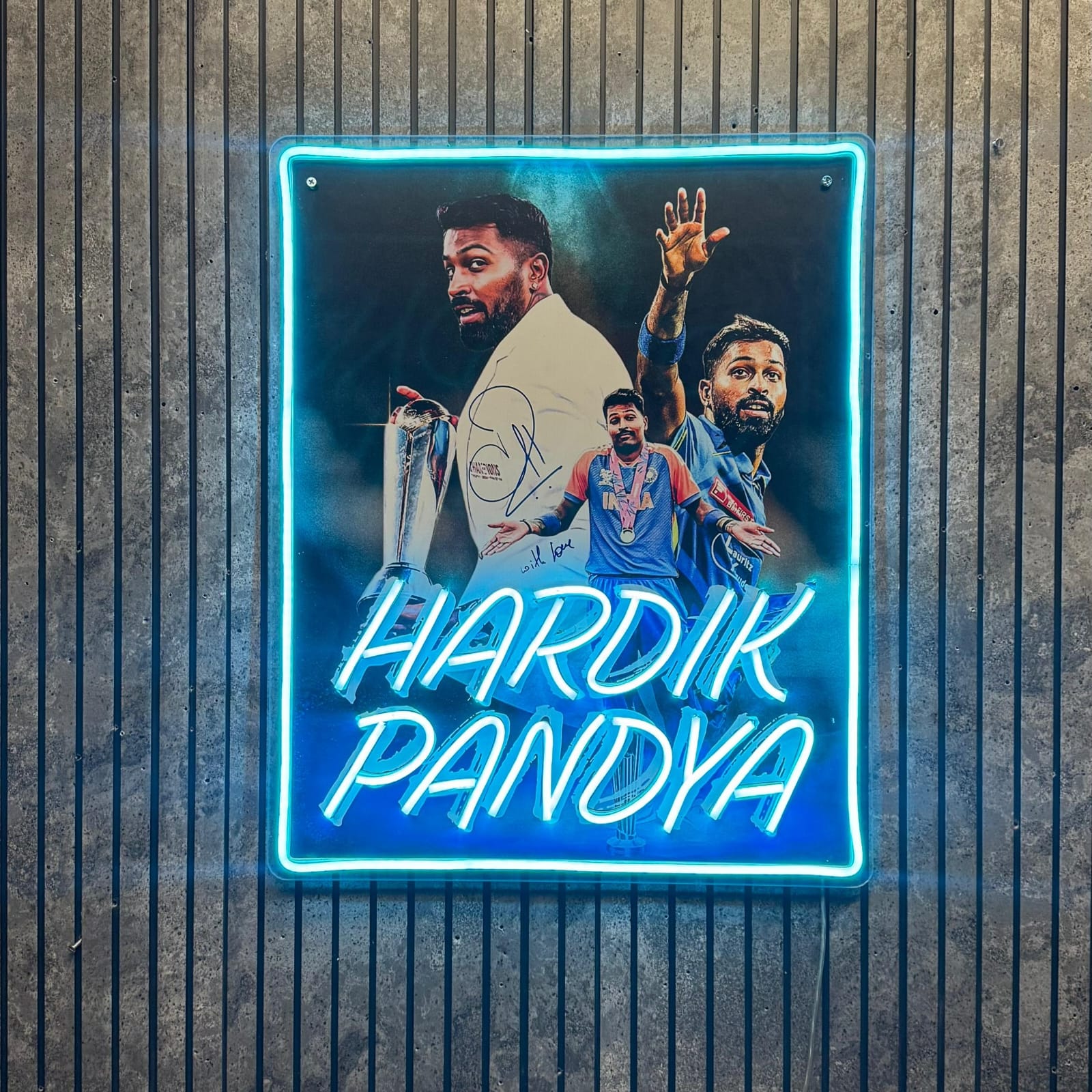 Hardik Pandya Neon Art (Limited Edition)