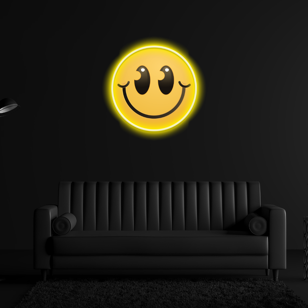 Free Smiley Neon Sign Worth ₹4,000/-
