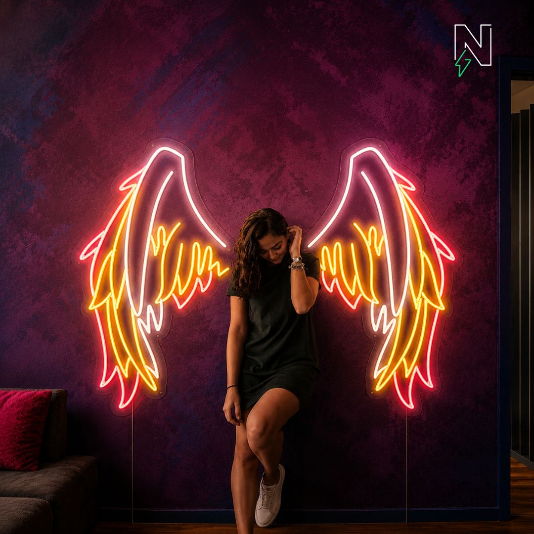 Gladiator Wings Neon Sign