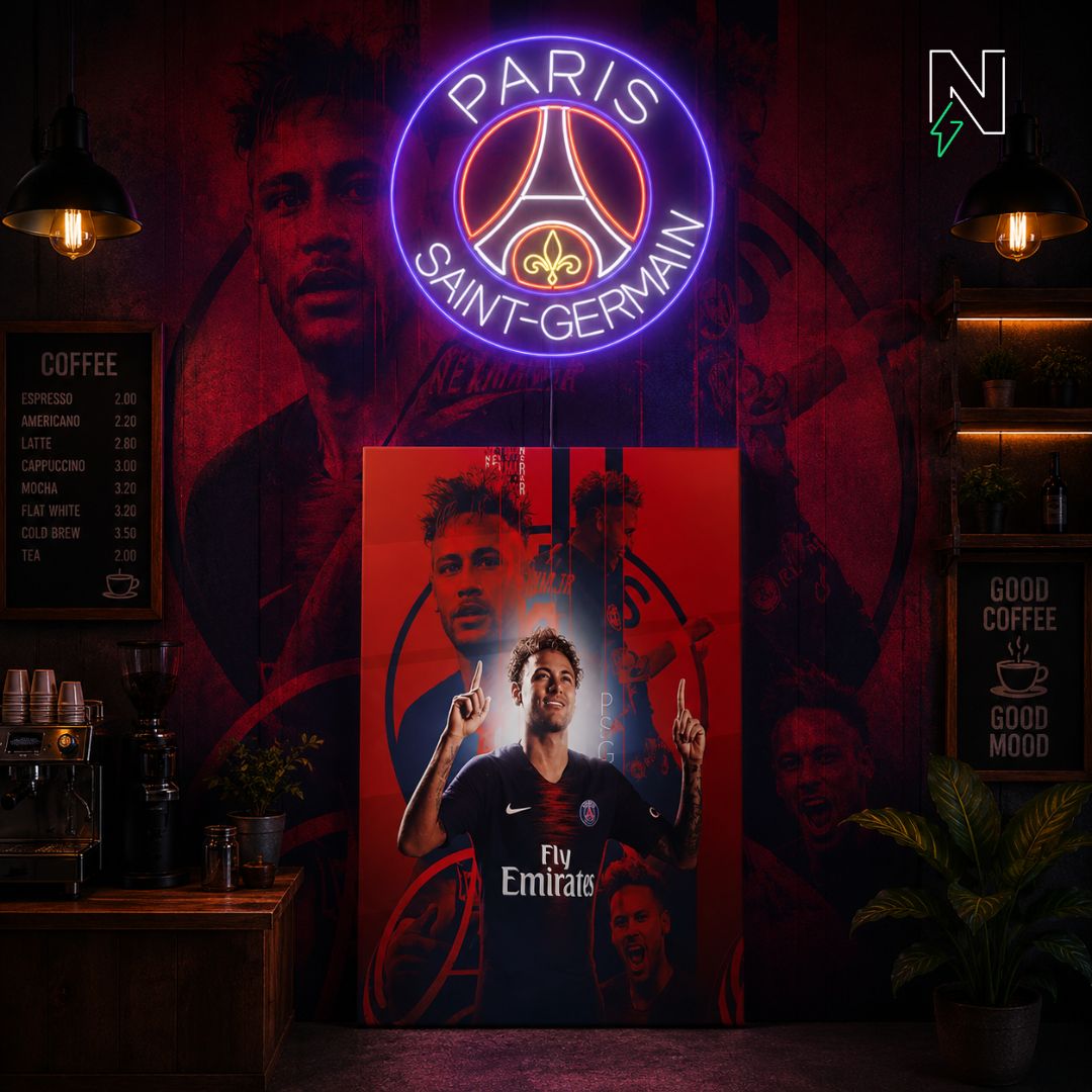 Paris Saint Germain Neon Sign