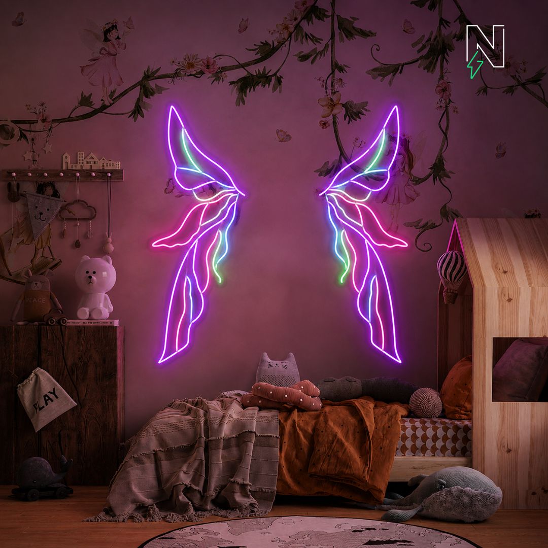 Majestic Wings Neon Sign