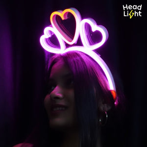 Hearts LED Headband