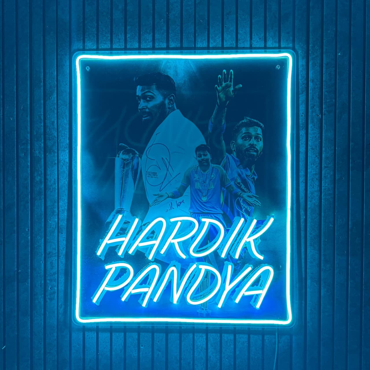 Hardik Pandya Neon Art (Limited Edition)