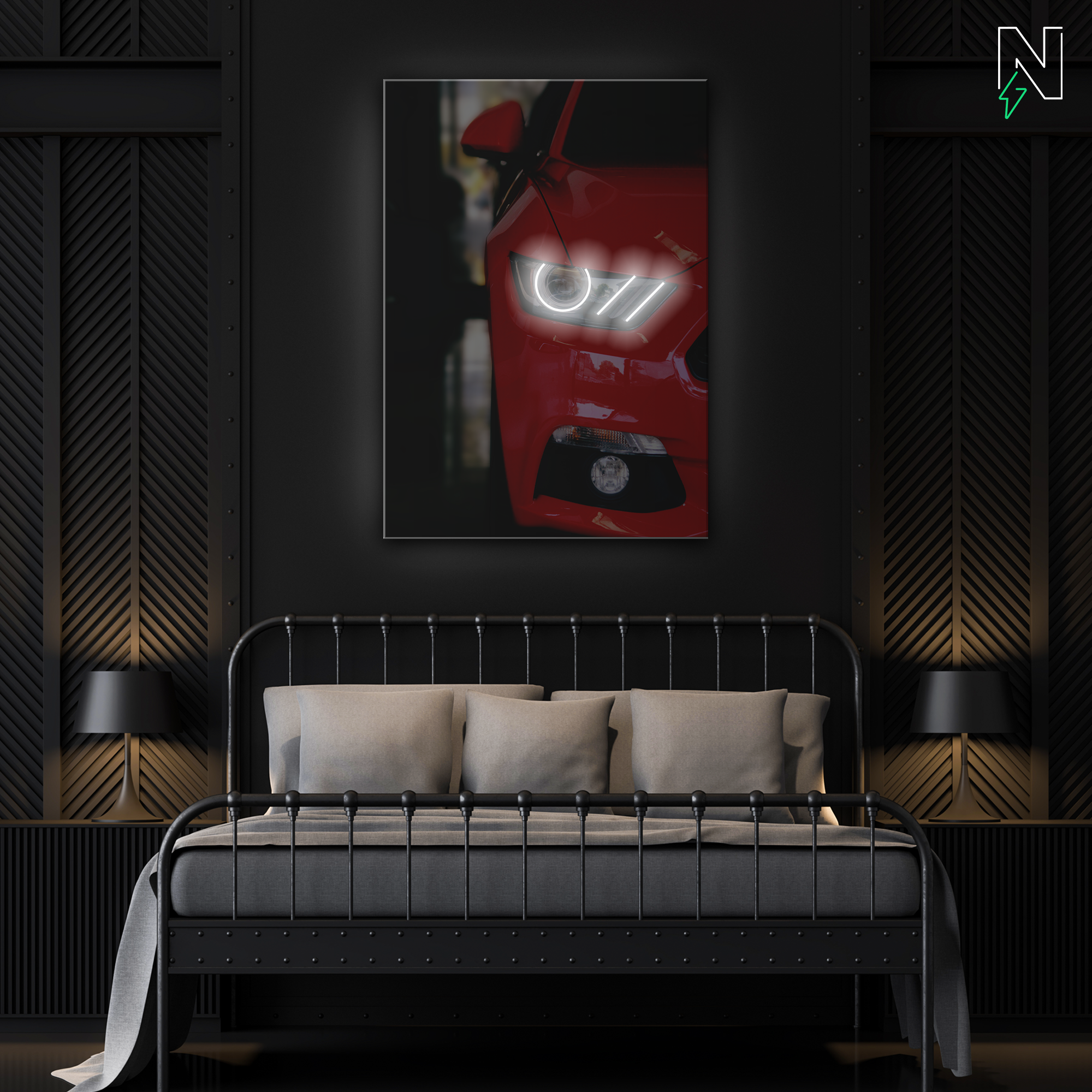 Mustang V4 LED Neon Art